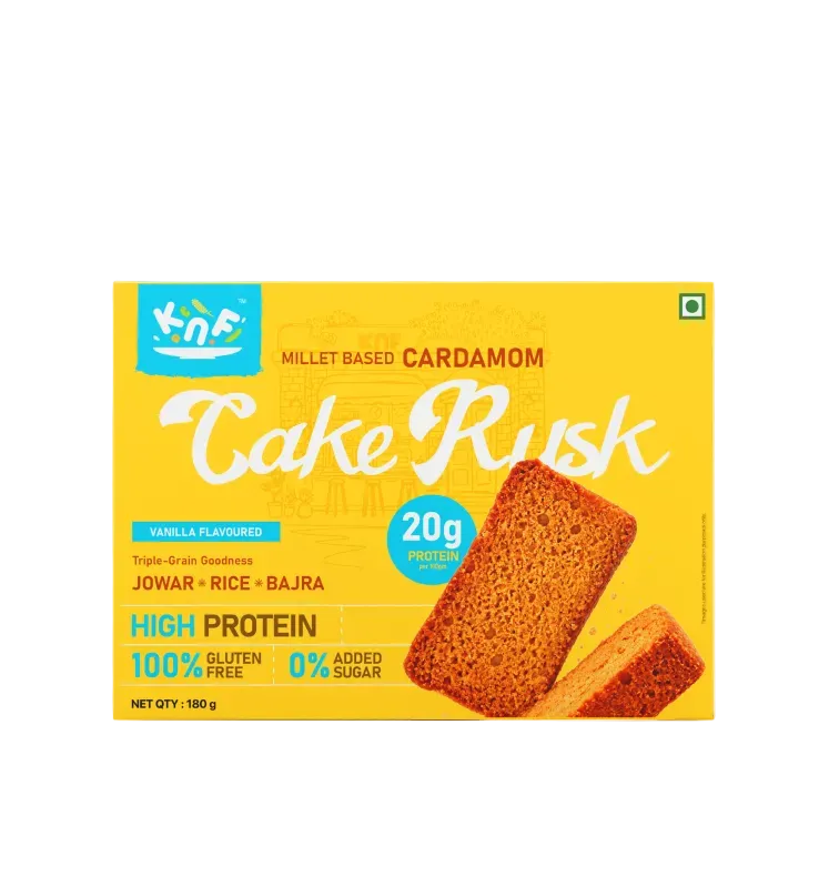 Protein Enriched Gluten Free Millet Based Cake Rusk