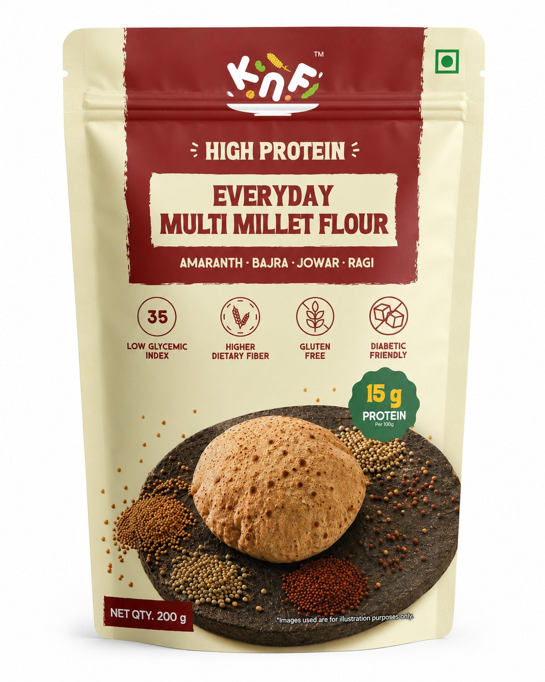 Naturally Gluten Free Multi Millet Atta